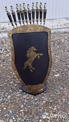 Щит подставка для шампуров «Лошадь» купить с доставкой Щит подставка для шампуров «Лошадь»