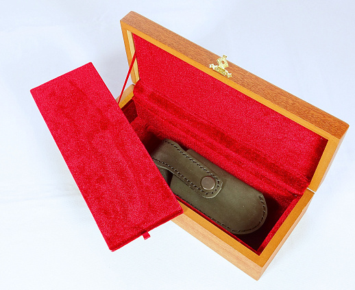 Нож складной "Рысь на охоте". Златоуст купить с доставкой Нож складной "Рысь на охоте". Златоуст